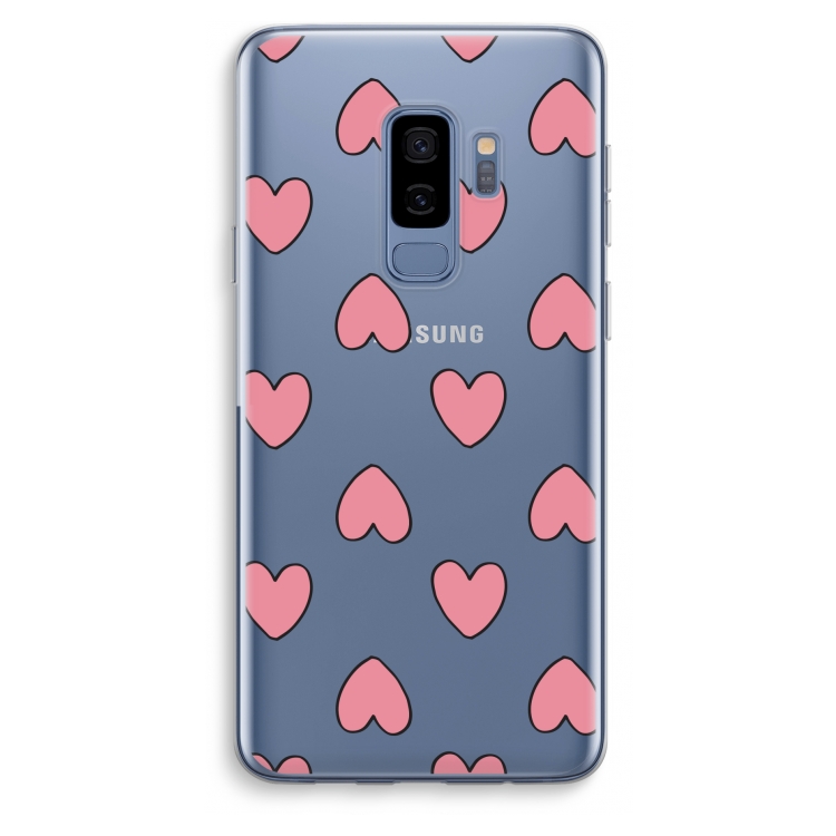 Ondersteboven verliefd: Samsung Galaxy S9 Plus Transparant Hoesje