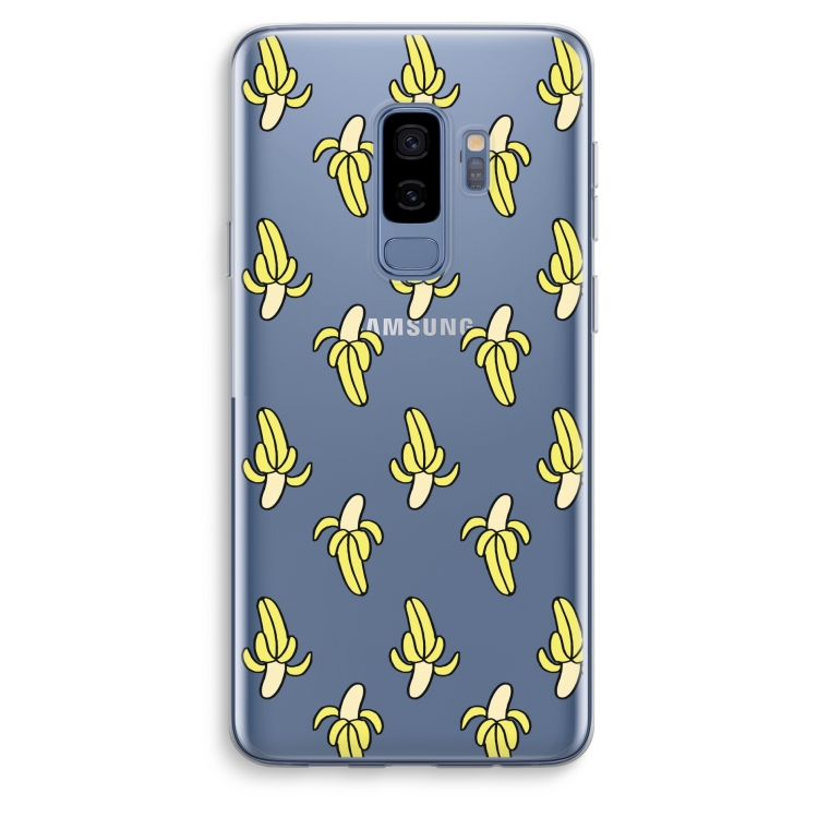 Bananas: Samsung Galaxy S9 Plus Transparant Hoesje