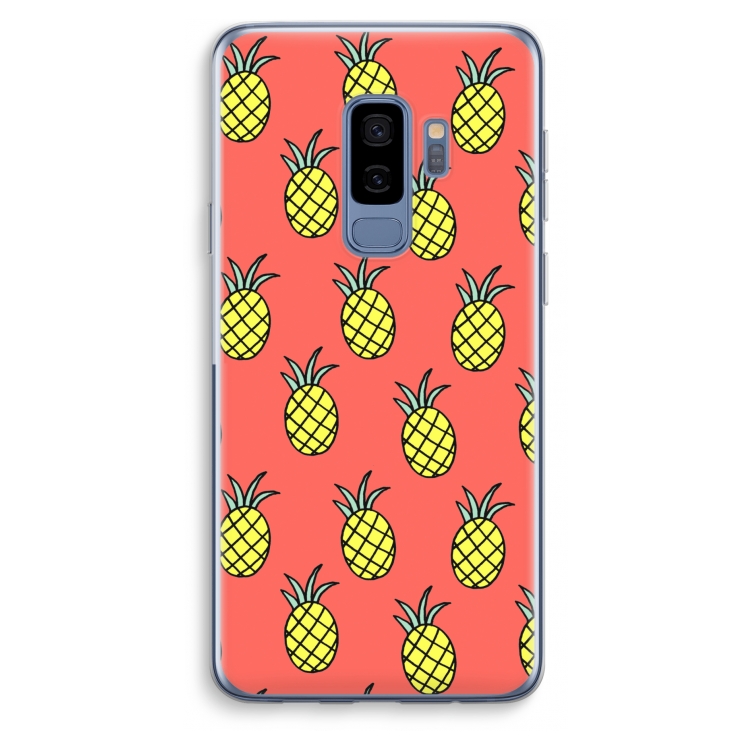 Ananas: Samsung Galaxy S9 Plus Transparant Hoesje