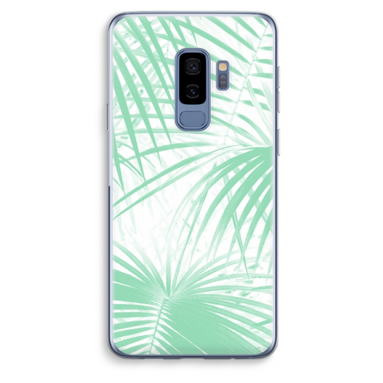Palmbladeren: Samsung Galaxy S9 Plus Transparant Hoesje