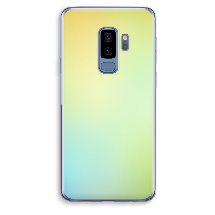 Minty mist pastel: Samsung Galaxy S9 Plus Transparant Hoesje