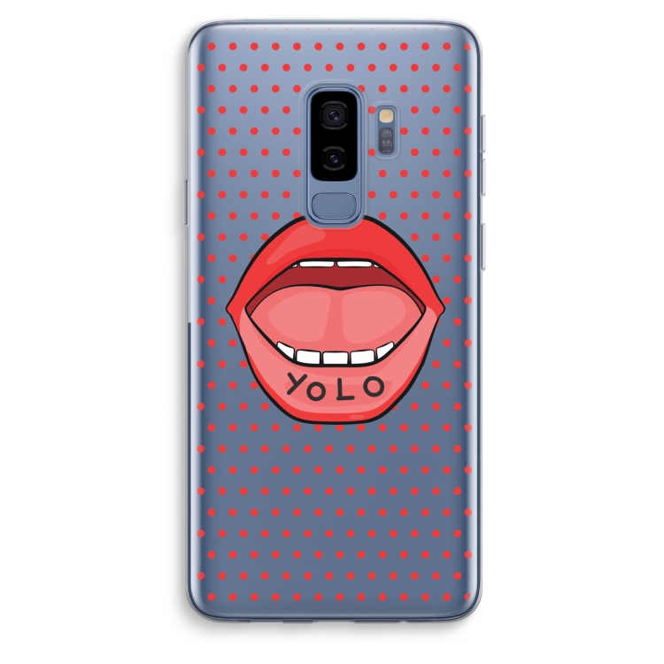 Yolo Denise: Samsung Galaxy S9 Plus Transparant Hoesje