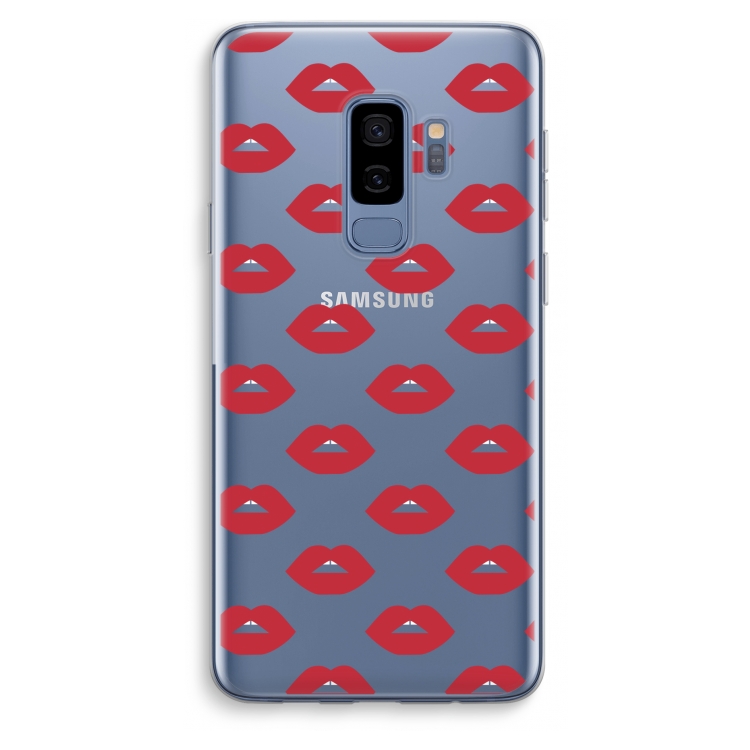 Lips: Samsung Galaxy S9 Plus Transparant Hoesje