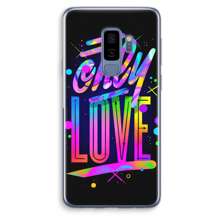 Only Love: Samsung Galaxy S9 Plus Transparant Hoesje