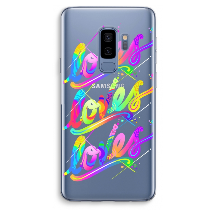 Loves: Samsung Galaxy S9 Plus Transparant Hoesje