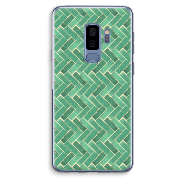 Moroccan tiles 2: Samsung Galaxy S9 Plus Transparant Hoesje