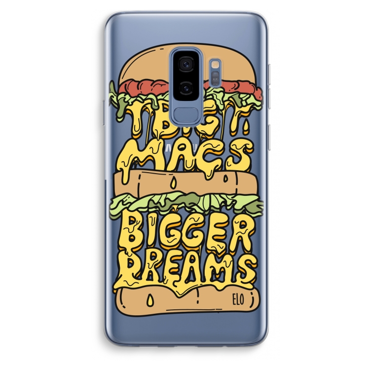 Big Macs Bigger Dreams: Samsung Galaxy S9 Plus Transparant Hoesje