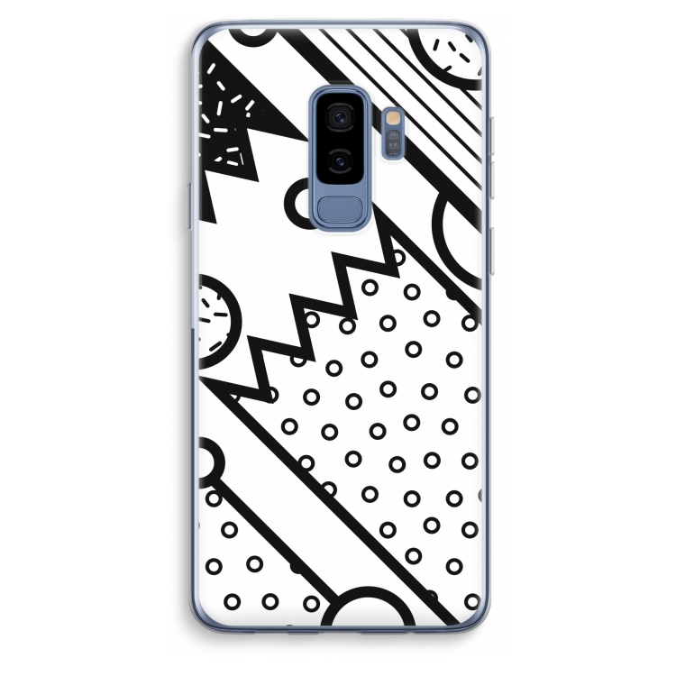 Pop Art #4: Samsung Galaxy S9 Plus Transparant Hoesje
