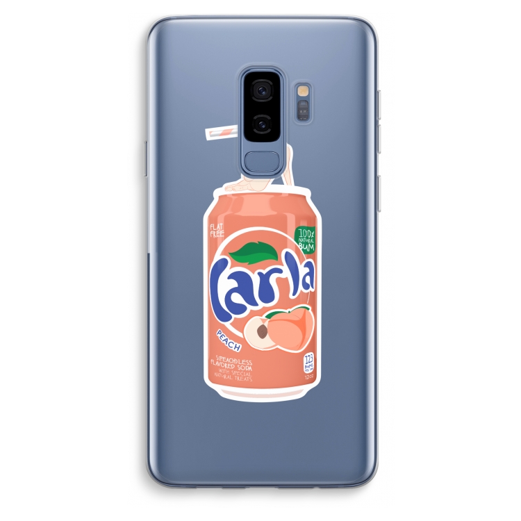 S(peach)less: Samsung Galaxy S9 Plus Transparant Hoesje