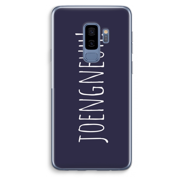 Joengneuh!: Samsung Galaxy S9 Plus Transparant Hoesje