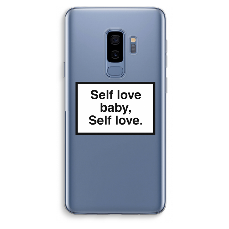 Self love: Samsung Galaxy S9 Plus Transparant Hoesje