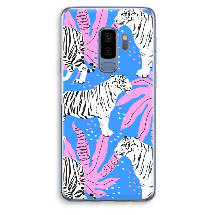 Tijger: Samsung Galaxy S9 Plus Transparant Hoesje
