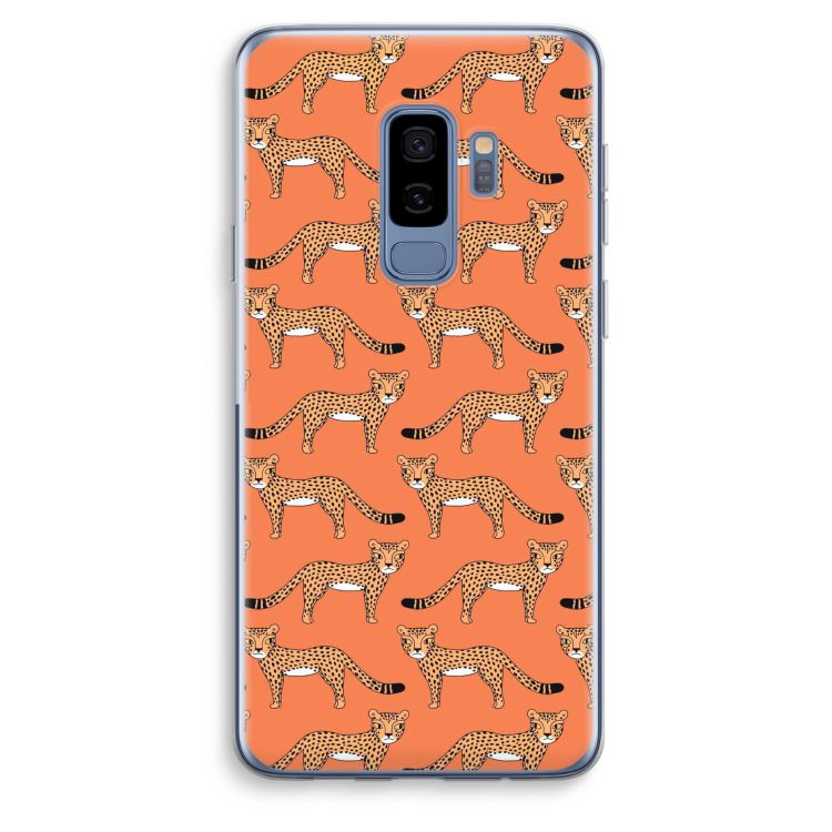 Cheetah: Samsung Galaxy S9 Plus Transparant Hoesje