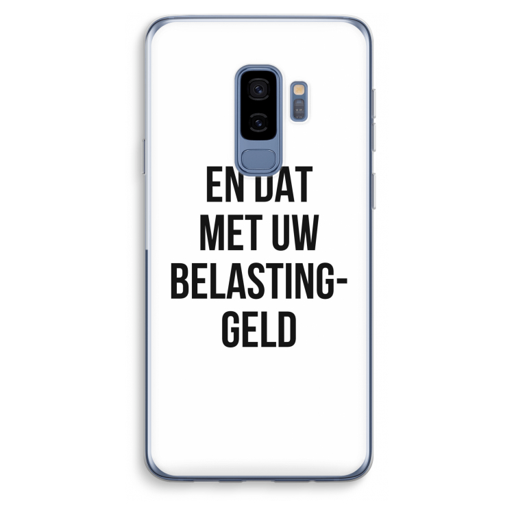 Belastinggeld: Samsung Galaxy S9 Plus Transparant Hoesje