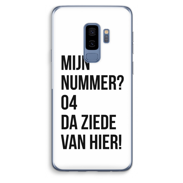 Da ziede van hier: Samsung Galaxy S9 Plus Transparant Hoesje