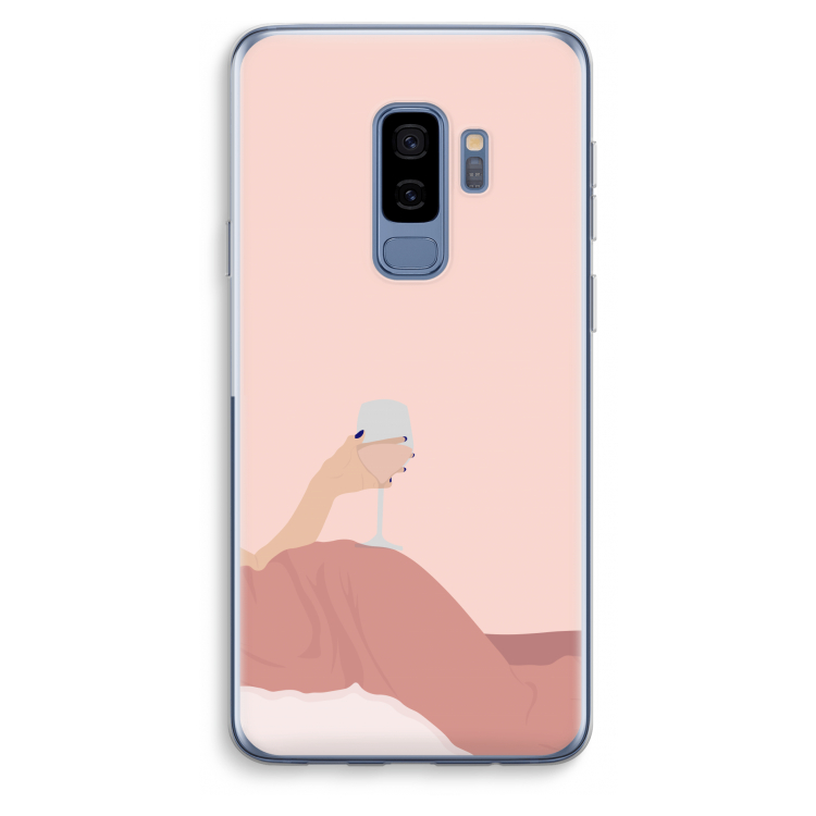 Wine: Samsung Galaxy S9 Plus Transparant Hoesje