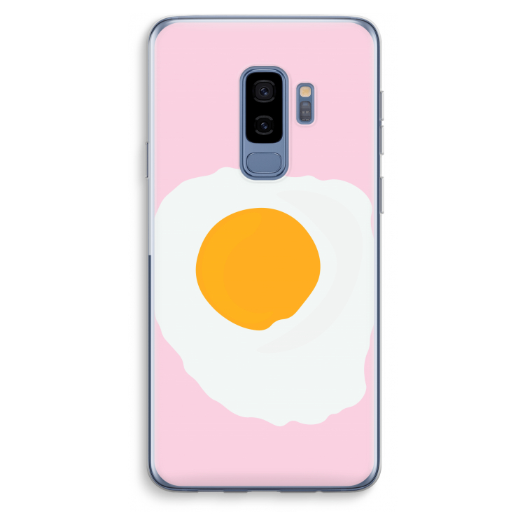 Sunny side up: Samsung Galaxy S9 Plus Transparant Hoesje