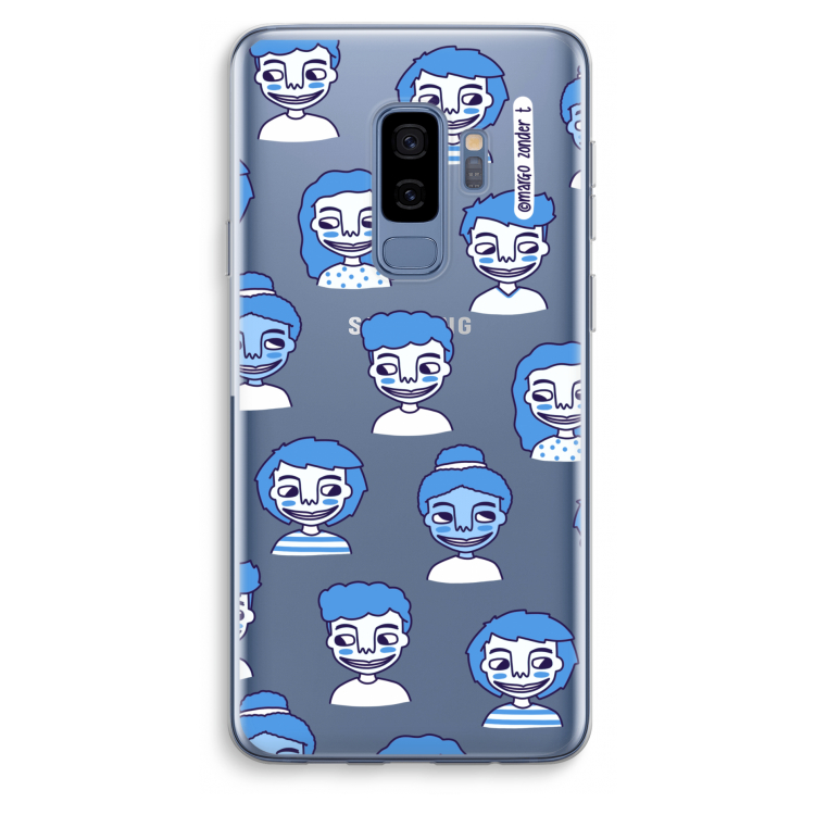 Gezichtjes: Samsung Galaxy S9 Plus Transparant Hoesje