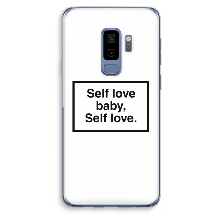 Self love: Samsung Galaxy S9 Plus Transparant Hoesje