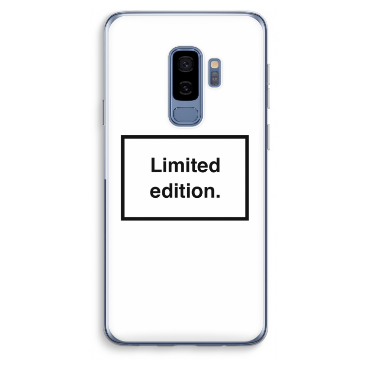 Limited edition: Samsung Galaxy S9 Plus Transparant Hoesje