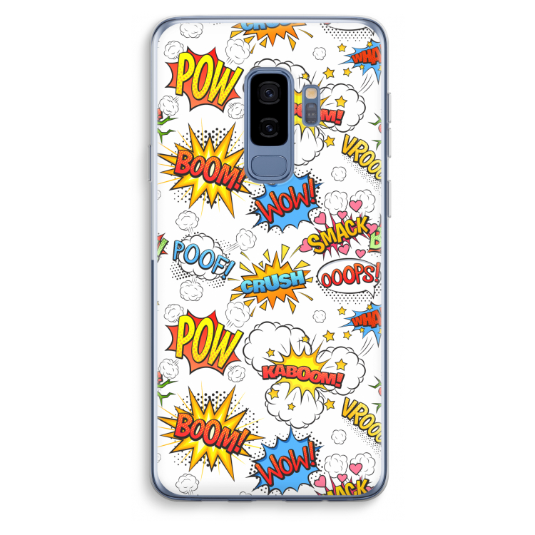 Pow Smack: Samsung Galaxy S9 Plus Transparant Hoesje