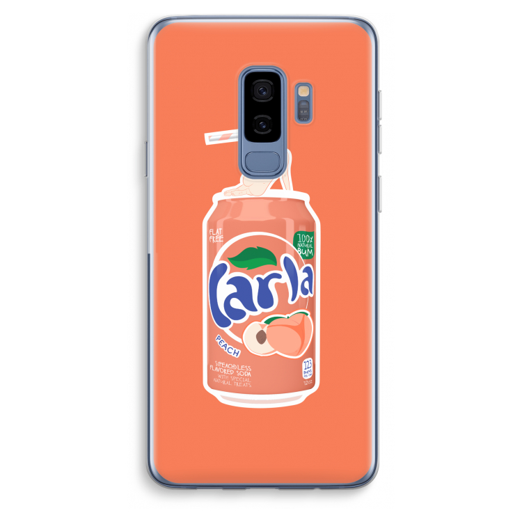S(peach)less: Samsung Galaxy S9 Plus Transparant Hoesje