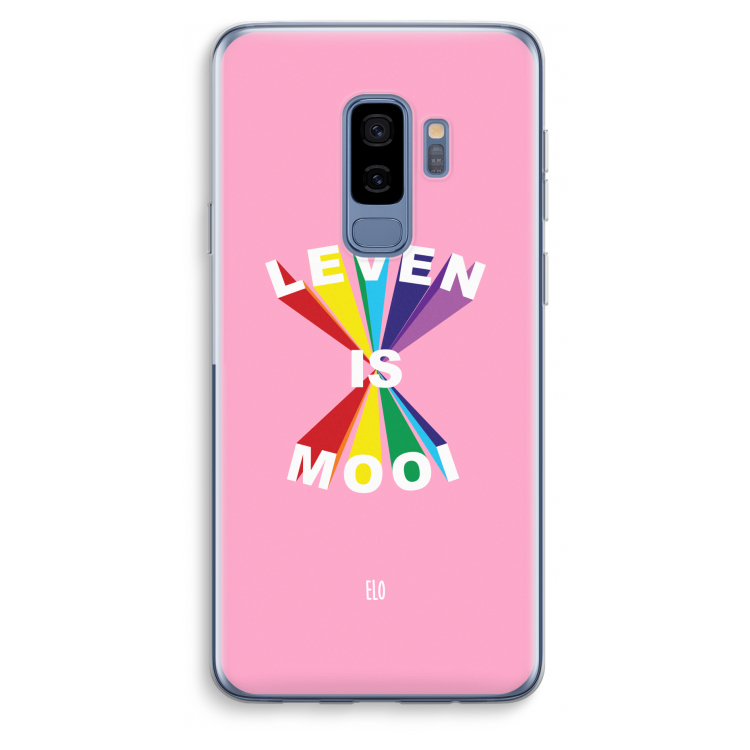 Het Leven Is Mooi: Samsung Galaxy S9 Plus Transparant Hoesje