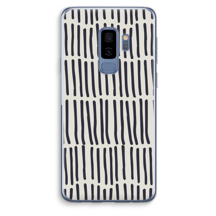 Moroccan stripes: Samsung Galaxy S9 Plus Transparant Hoesje