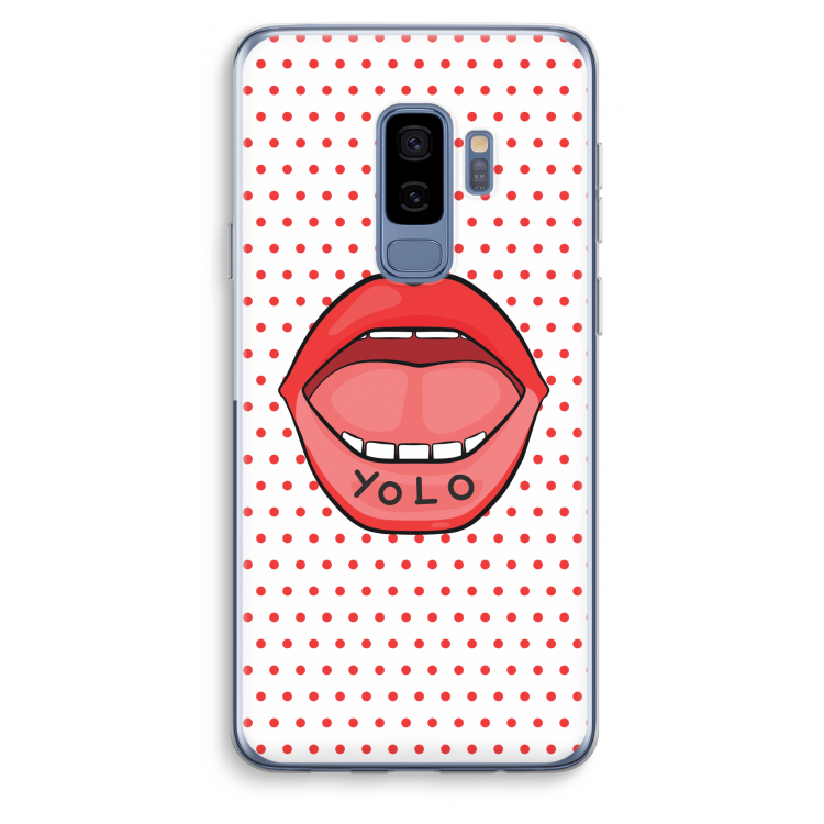 Yolo Denise: Samsung Galaxy S9 Plus Transparant Hoesje