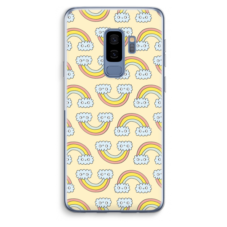 Regenboog: Samsung Galaxy S9 Plus Transparant Hoesje