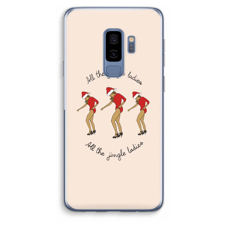 Jingle Ladies: Samsung Galaxy S9 Plus Transparant Hoesje