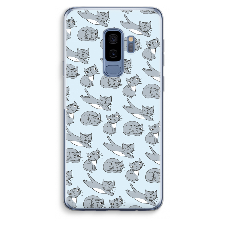 Poezen: Samsung Galaxy S9 Plus Transparant Hoesje