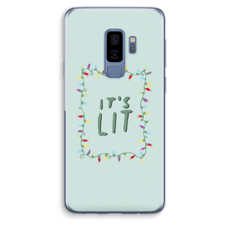 It's Lit: Samsung Galaxy S9 Plus Transparant Hoesje