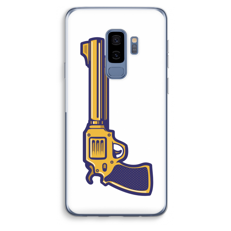 Pew Pew Pew: Samsung Galaxy S9 Plus Transparant Hoesje