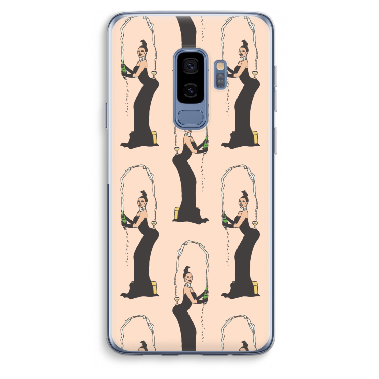 Pop Some Kim: Samsung Galaxy S9 Plus Transparant Hoesje