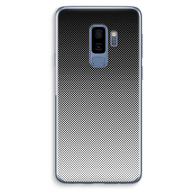 Musketon Halftone: Samsung Galaxy S9 Plus Transparant Hoesje