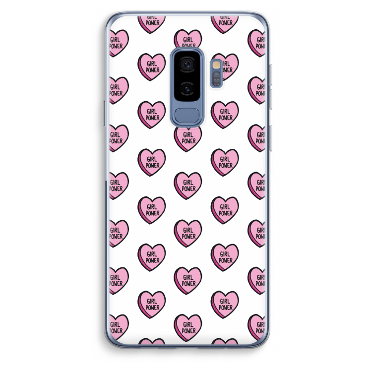 GIRL POWER: Samsung Galaxy S9 Plus Transparant Hoesje