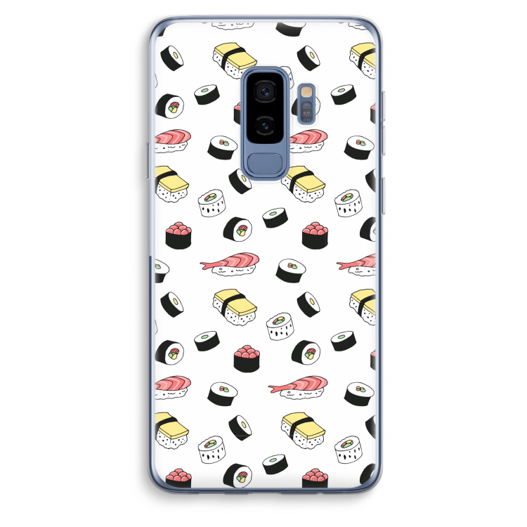 Sushi time: Samsung Galaxy S9 Plus Transparant Hoesje