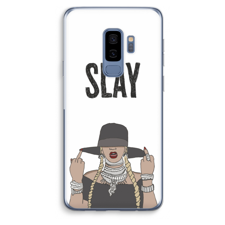 Slay All Day: Samsung Galaxy S9 Plus Transparant Hoesje