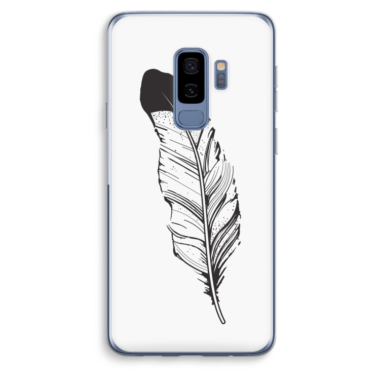 Pluim: Samsung Galaxy S9 Plus Transparant Hoesje