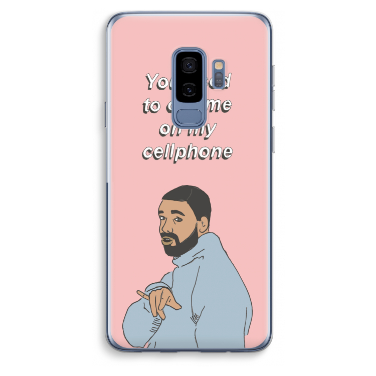 Hotline bling: Samsung Galaxy S9 Plus Transparant Hoesje