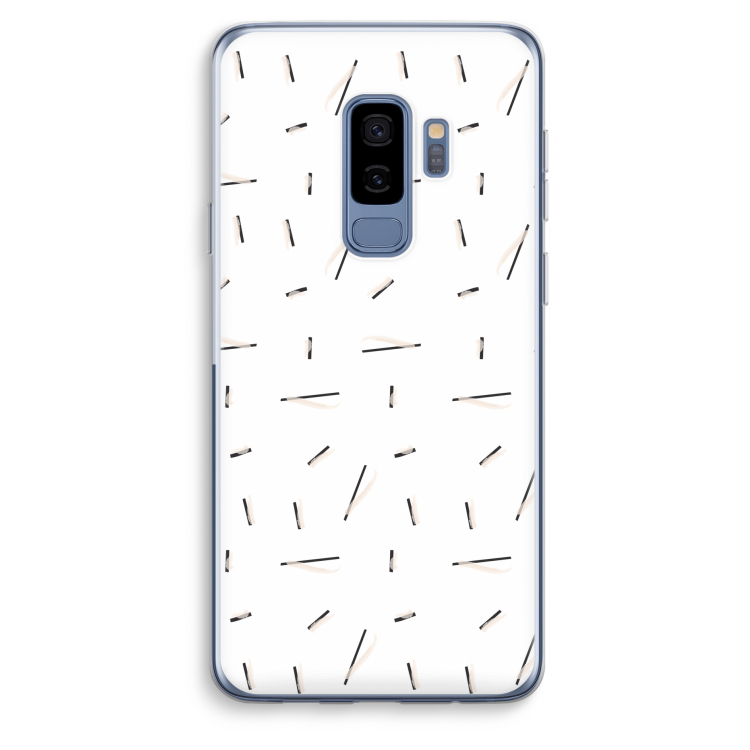 Hipster stripes: Samsung Galaxy S9 Plus Transparant Hoesje