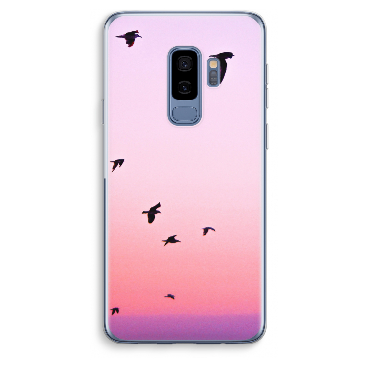 Fly away: Samsung Galaxy S9 Plus Transparant Hoesje