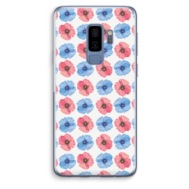 Klaproosjes: Samsung Galaxy S9 Plus Transparant Hoesje