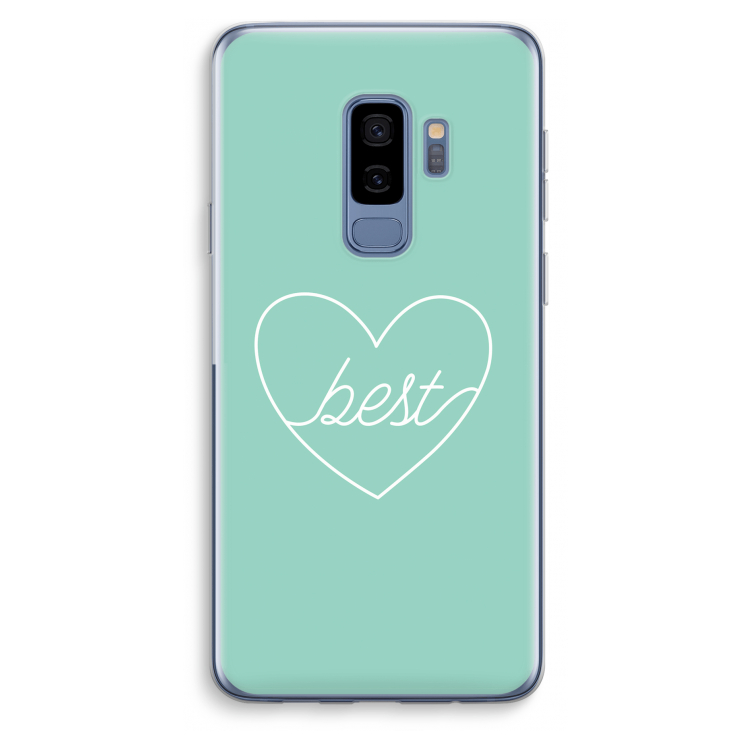 Best heart pastel: Samsung Galaxy S9 Plus Transparant Hoesje