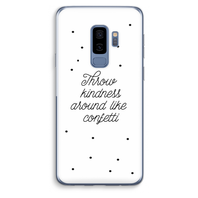 Confetti: Samsung Galaxy S9 Plus Transparant Hoesje