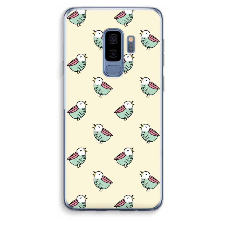 Vogeltjes: Samsung Galaxy S9 Plus Transparant Hoesje