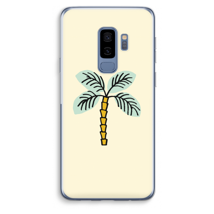 Palmboom: Samsung Galaxy S9 Plus Transparant Hoesje