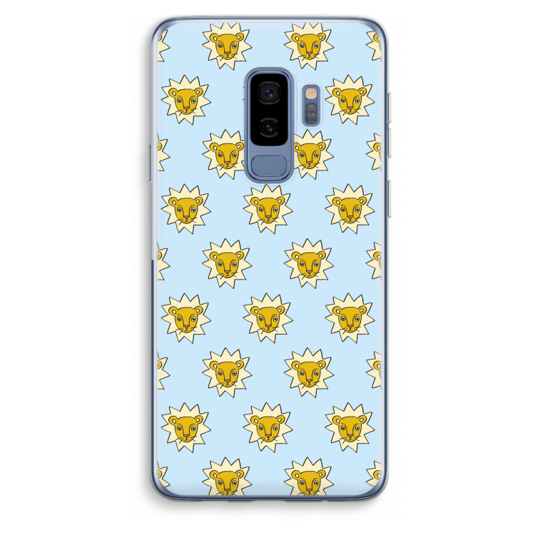 Leeuwenkoppen: Samsung Galaxy S9 Plus Transparant Hoesje