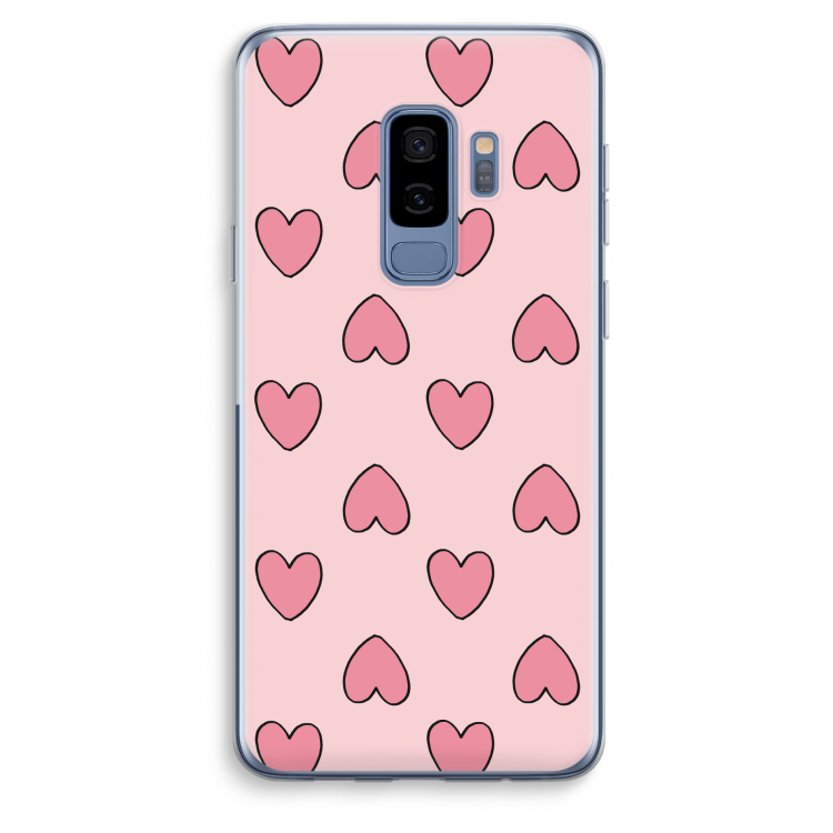 Ondersteboven verliefd: Samsung Galaxy S9 Plus Transparant Hoesje